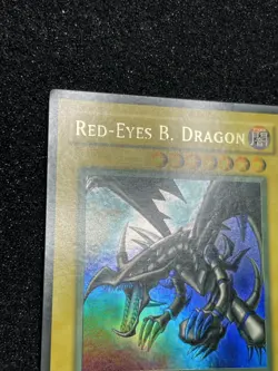 Yugioh Red Eyes Black Dragon SDJ-001 Faded Misprint Unlimited NM - Image 4
