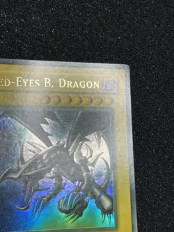 Yugioh Red Eyes Black Dragon SDJ-001 Faded Misprint Unlimited NM - Image 5