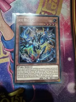 Yugioh 2025 Mega-Pack: Ice Ryzeal MP25-EN119 Prismatic Secret Rare NM - Image 1