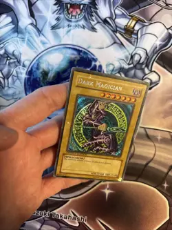 (13) Dark Magician BPT-001 Secret Rare Yu-Gi-Oh Card Reverse Foil Misprint HP - Image 4