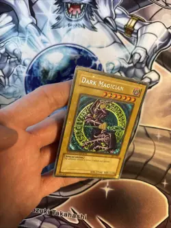 (13) Dark Magician BPT-001 Secret Rare Yu-Gi-Oh Card Reverse Foil Misprint HP - Image 5