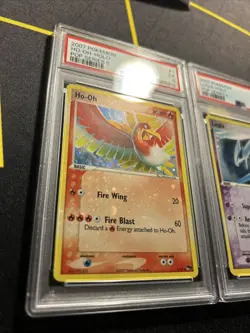 PSA 5 Ho-Oh 1/17 & Lugia 2/17 -Graded Pokemon Cards- Pop Series 5 HOLO BLEED - Image 3