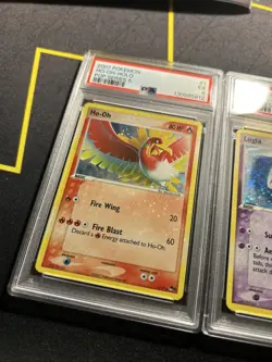 PSA 5 Ho-Oh 1/17 & Lugia 2/17 -Graded Pokemon Cards- Pop Series 5 HOLO BLEED - Image 4