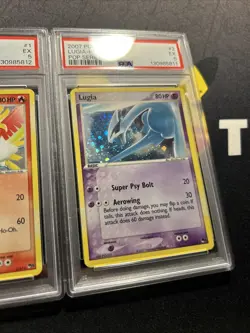 PSA 5 Ho-Oh 1/17 & Lugia 2/17 -Graded Pokemon Cards- Pop Series 5 HOLO BLEED - Image 5