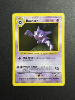 Haunter 29/102 Shadowless Base Set Pokemon Card WOTC - Image 1