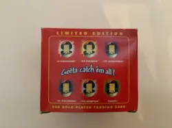 23K Gold Plated CHARIZARD Trading Card 1999 Burger King Pokemon Ball - Image 5