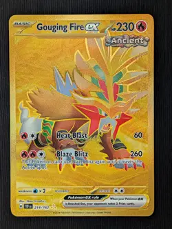 Pokemon Gouging Fire EX Temporal Forces 214/162 Secret Rare Card NM - Image 1