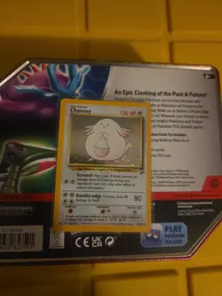 Chansey 3/130 MP Holo Rare Funny Fart Swirl Base Set 2 Pokemon Card! - Image 1