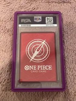 PSA 9 Uta OP06-001 Leader Parallel Wings of Captain ONE PIECE Card Japanese - Image 2