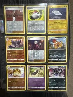 POKEMON ALL FOIL 9 CARD LOT - Image 1