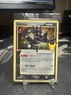 Greninja Gold Star SWSH144 Celebrations PROMO Pokemon Card BRAND NEW SEALED - Image 1