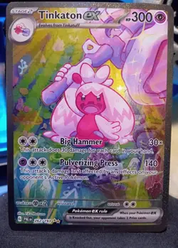 Pokemon Tinkaton EX Paldea Evolved Special Illustration Rare Card 262/193 - Image 1