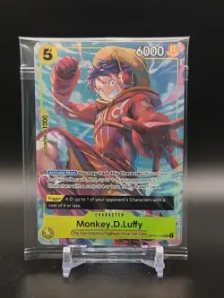 One Piece - Monkey D. Luffy Promo Card SR OP07-109 Sealed - Image 1