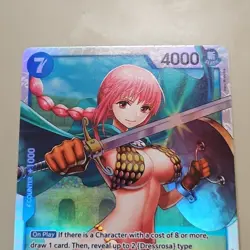 Rebecca OP10-058 SR ONE PIECE Tcg Card Game NM Blue TCG CCG Foil - Image 3