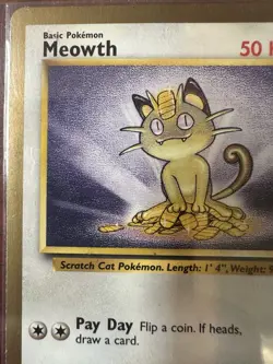 Meowth - Gold Bordered - 90s Fruit-Rollup Promo Card - 56/64 - Image 2