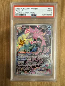 Veluza 192/182 - Paradox Rift - Illustration Rare - Pokemon Card TCG - PSA 9 - Image 1