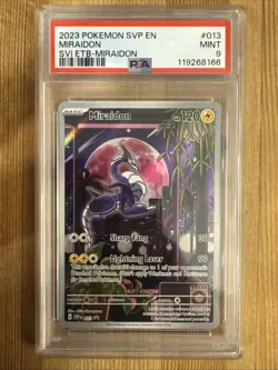 Miraidon - SVP013 - Pokemon Scarlet & Violet Promo Holo Card PSA 9 - Image 1