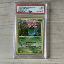 2009 Pokemon Card Platinum Supreme Victors Venusaur Holo 13/147 PSA 6 EX-MINT - Image 1
