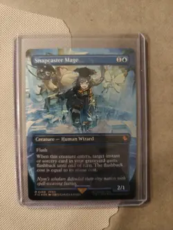 Snapcaster Mage (Borderless) (Chocobo Track Foil) Commander: Final Fantasy Foil - Image 1