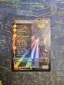 Summon: Bahamut (Borderless) 356 Final Fantasy Foil - Image 1
