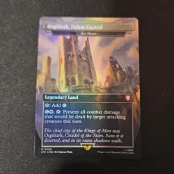 Osgiliath, Fallen Capital - Foil - Borderless - NM - MTG - 368 - LOTR - Image 1