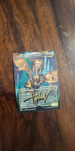 Tomasz Jedruszek Quick Painting on Vadrok Apex of Thunder Artist Proof signed - Image 2