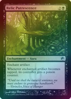 Relic Putrescence Foil (NM) - Scars of Mirrodin - Magic the Gathering. - Image 1