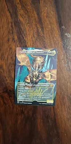 Tomasz Jedruszek Quick Painting on Vadrok Apex of Thunder Artist Proof signed - Image 1