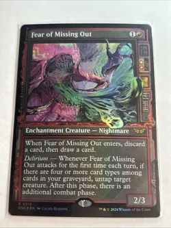 Fear of Missing Out (Showcase) Duskmourn: House of Horror Foil - Image 1