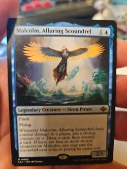 MTG - The Lost Caverns of Ixalan - Malcolm, Alluring Scoundrel - NM - NF - Image 1