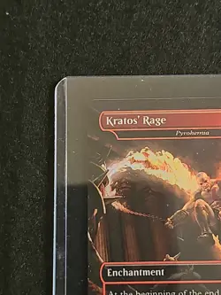 Kratos' Rage MTG Secret Lair NM Foil - Image 2
