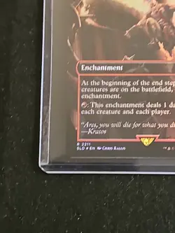 Kratos' Rage MTG Secret Lair NM Foil - Image 5