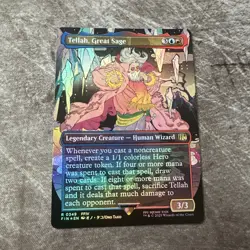 Tellah, Great Sage 349 (Borderless) Final Fantasy Foil NM - Image 1