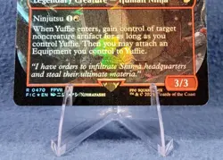 Yuffie Materia Hunter Chocobo Track Borderless Foil Final Fantasy MTG 0470 ?? NM - Image 2