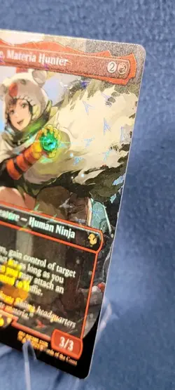 Yuffie Materia Hunter Chocobo Track Borderless Foil Final Fantasy MTG 0470 ?? NM - Image 3