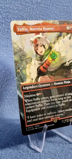 Yuffie Materia Hunter Chocobo Track Borderless Foil Final Fantasy MTG 0470 ?? NM - Image 4