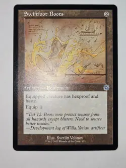 MTG Swiftfoot Boots The Brothers' War 121 Regular Uncommon - Image 2