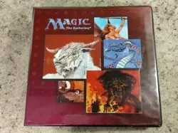 Vintage 9-Pocket Binder - 4th Edition - Magic the Gathering - Ultra Pro 1996 - Image 1
