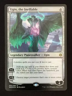 1x MTG Ugin, the Ineffable (Foil) - War of the Spark (WAR) #2 - Magic - Image 1