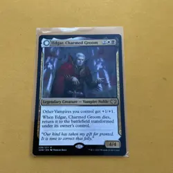 ** Edgar, Charmed Groom ** [NM] Innistrad: Crimson Vow MTG Legendary Vampire - Image 1