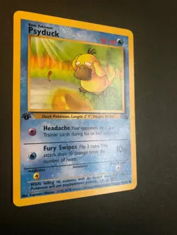 Pokemon Psyduck 53/62 1st Edition Fossil Set 1999 Near Mint Nice! - Image 2
