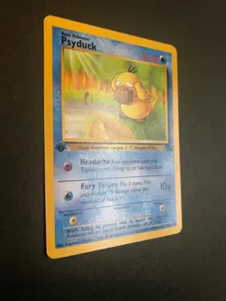 Pokemon Psyduck 53/62 1st Edition Fossil Set 1999 Near Mint Nice! - Image 3