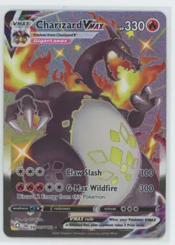 2021 Pokemon Sword & Shield Shining Fates Charizard VMAX #SV107/SV122 - Image 1