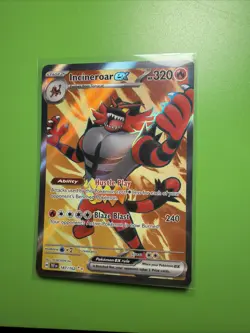 Incineroar ex Ultra Rare 187/162 SV05: Temporal Forces NM Pokemon Card - Image 2