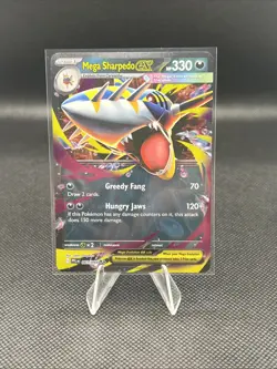 Mega Sharpedo Ex 61/04 Double Rare Pokemon TCG Phantasmal Flames NM - Image 1