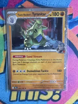 Team Rocket’s Tyranitar 096/182 (Cosmos) Holo Destined Rivals DRI Pokemon TCG NM - Image 1