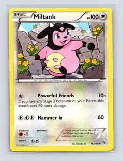 Pokemon TCG Miltank 83/106 XY - Flashfire Normal LP - Image 1