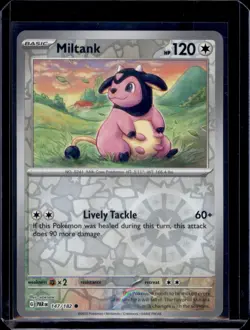 Miltank SV04: Paradox Rift Pokemon 147/182 Reverse Holo NM+ - Image 1