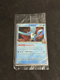 SEALED Team Rocket's Articuno 051/182 Destined Rivals Best Buy Pokemon SWIRL - Image 1