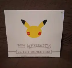 Pokemon Celebrations ETB Elite Trainer Box 25th Anniversary Sealed - Image 1
